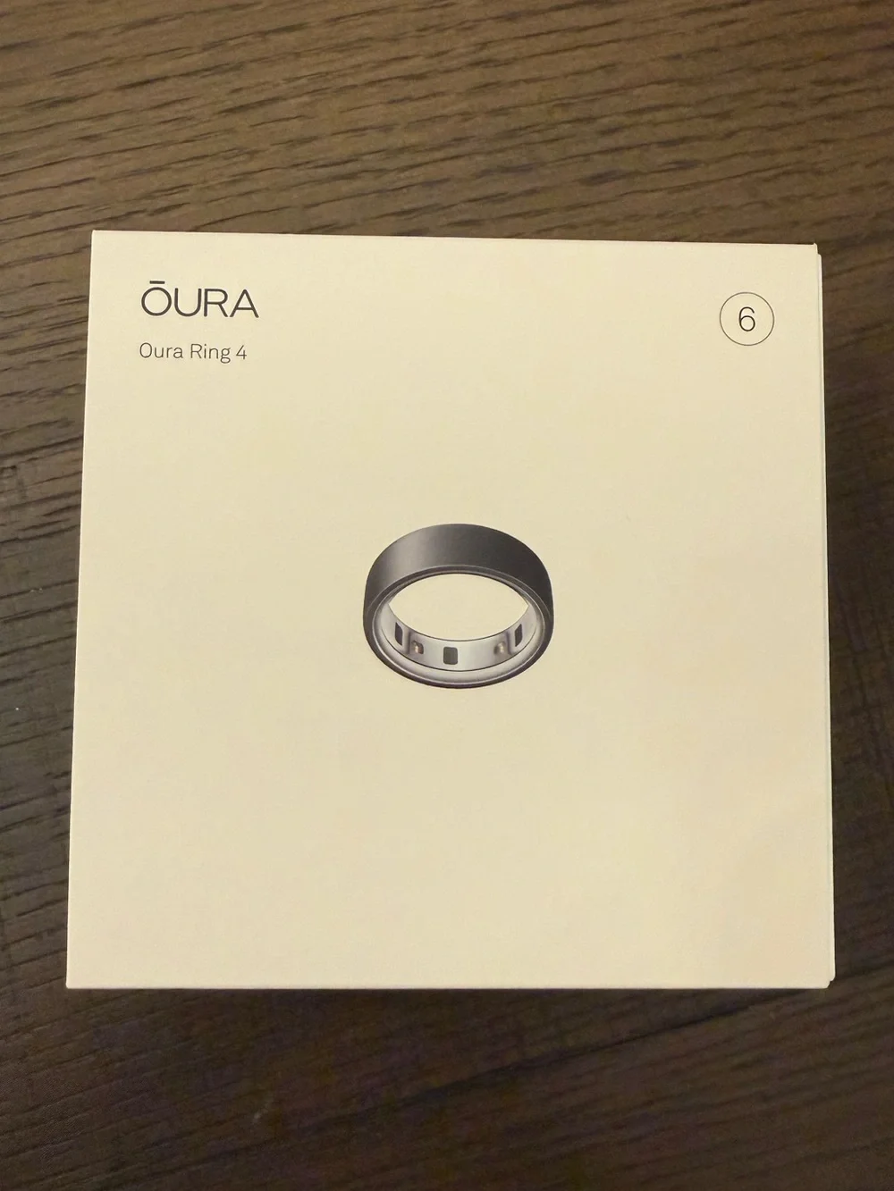 Oura Ring 4 Stealth Size 6 Includes Charger